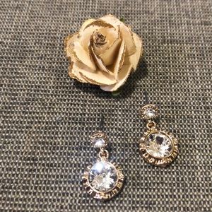 Nine West Swarovski crystal posts